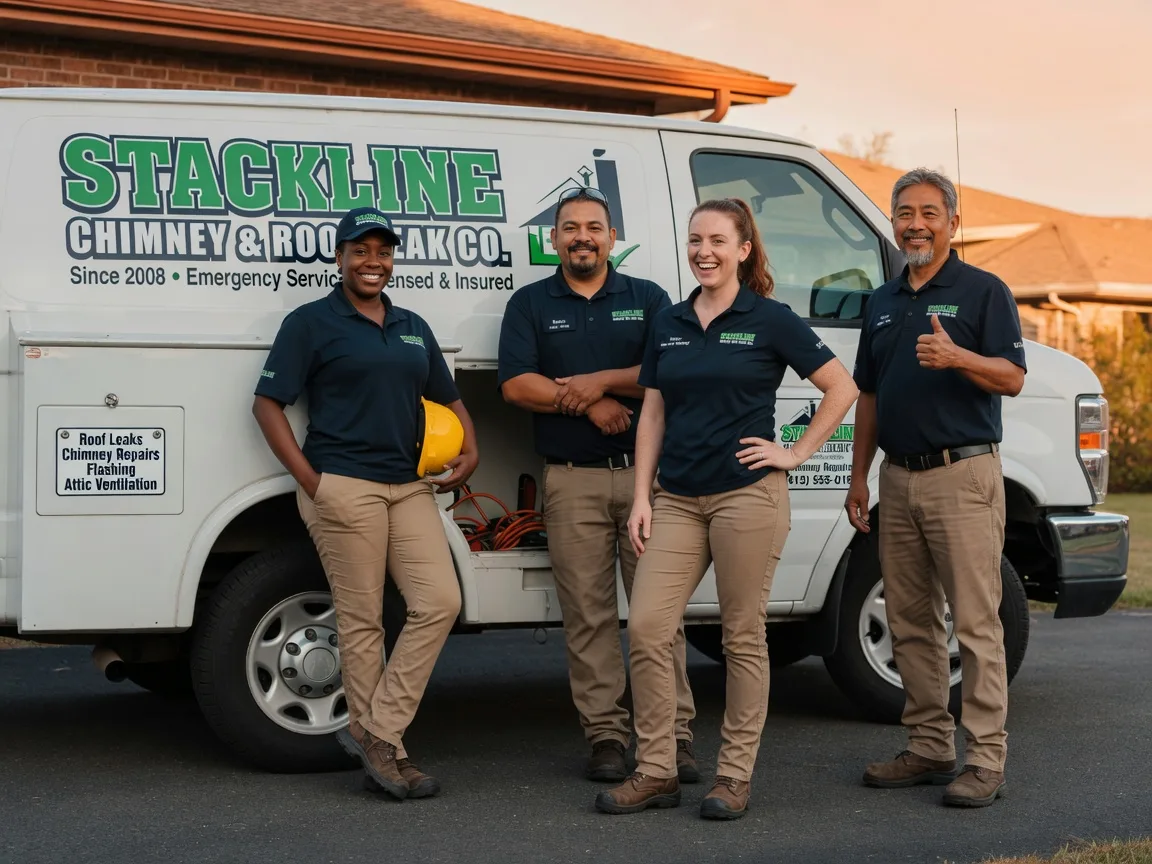 Chimney flashing repair company in Leggett, TX